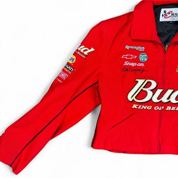 Red budweiser nascar jacket nascar - Picture 3 of 8